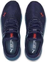 PUMA Pacer Future 運動 低幫 跑步鞋 男女同款 藍紅白 Shop PUMA Pacer Future 運動 低幫 跑步鞋 男女同款 藍紅白