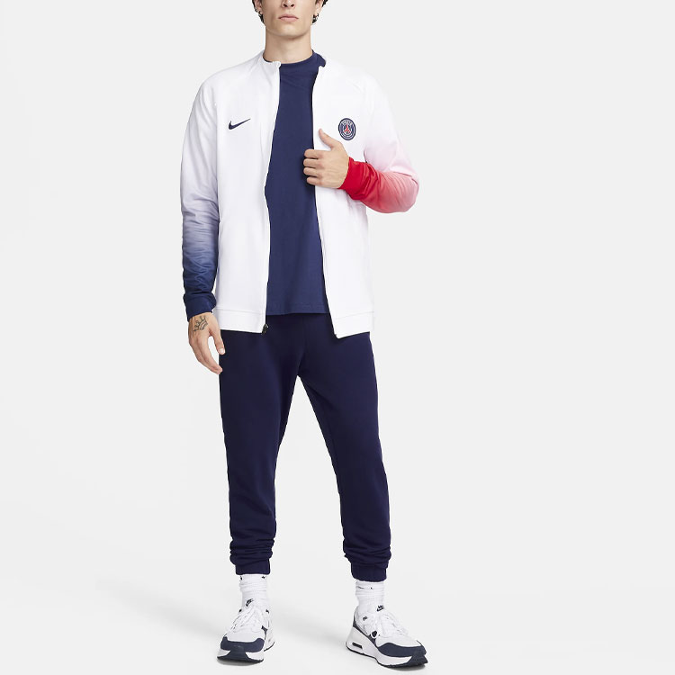 Shop Nike Paris Saint-Germain Academy Pro Tie-Dye Print Jacket White FV6359-100