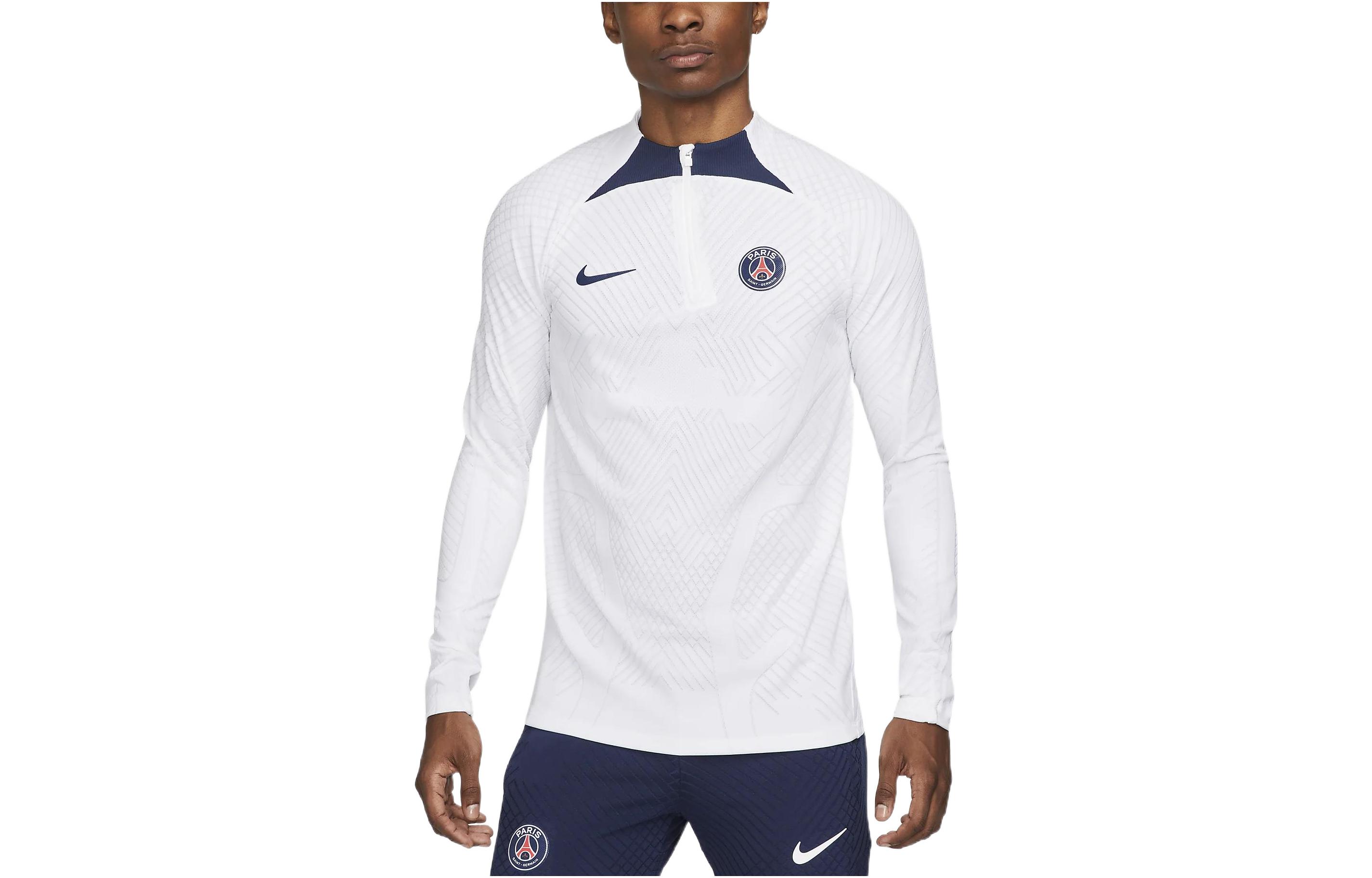 Nike Paris Saint-Germain ADV Player Edition White Half-Zip Jersey 22/23 Season Mens DM2283-101