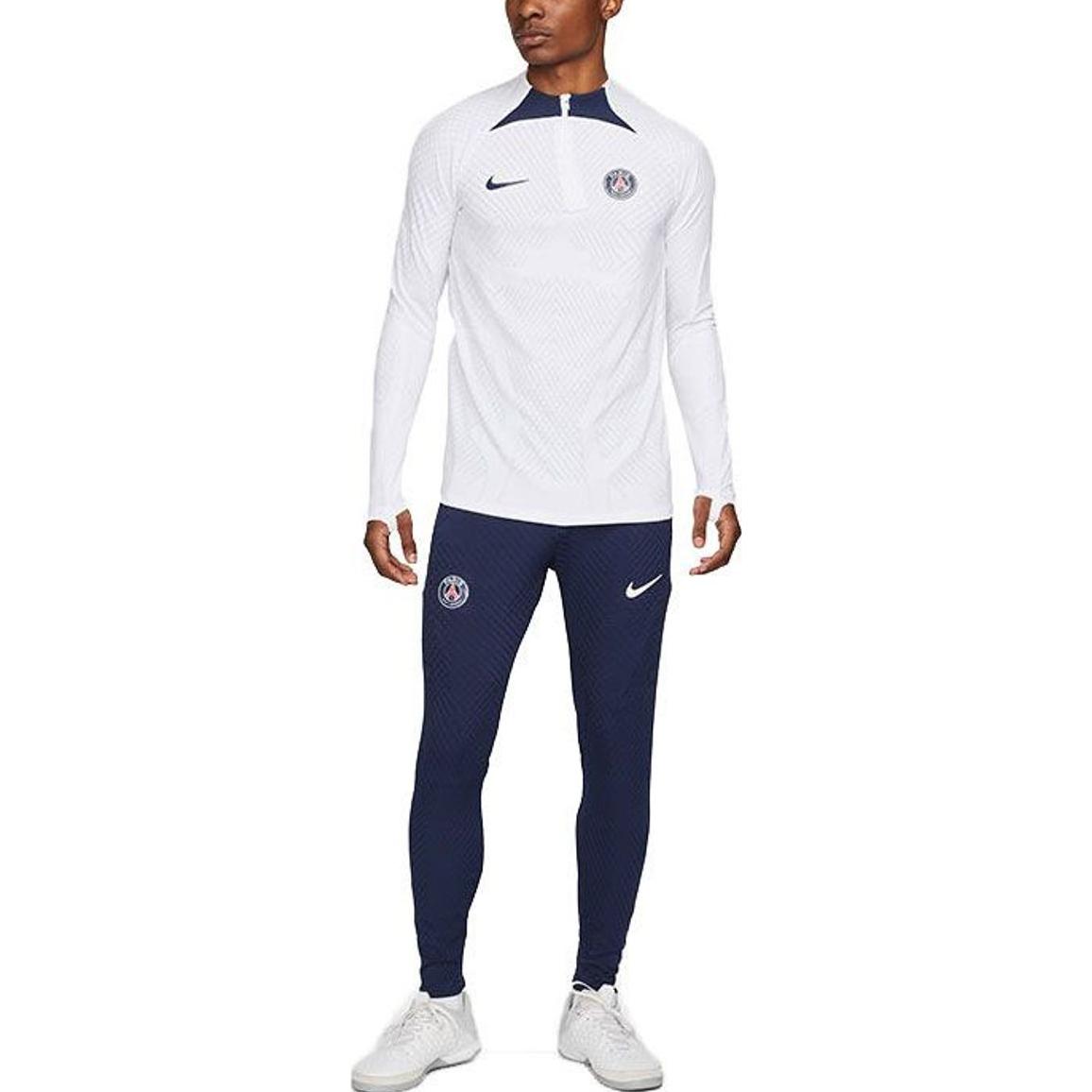 Shop Nike Paris Saint-Germain ADV Player Edition Putih Half-Zip Jersey 22/23 Pria. DM2283-101