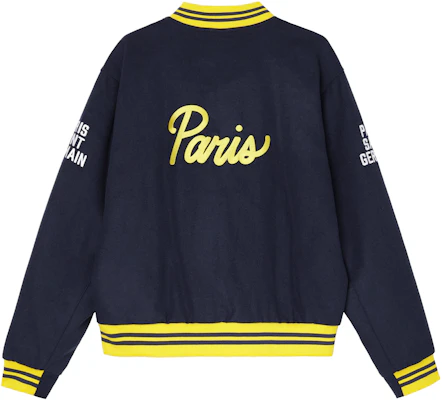 Nike 巴黎聖日耳曼真品棒球外套 海軍藍 FQ7803-410 Lookbook Nike 巴黎聖日耳曼真品棒球外套 海軍藍 FQ7803-410