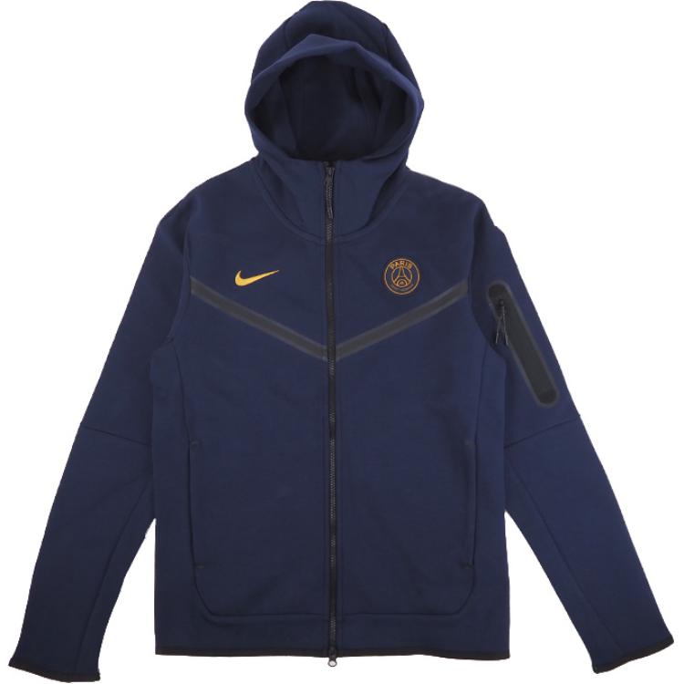 Buy Nike Paris Saint-Germain Jaket Hoodie Logo Bordir Biru DV4827-498