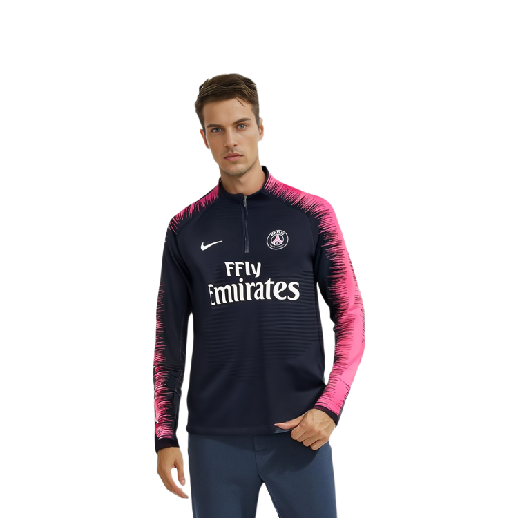 Sizing Nike Paris Saint-Germain Half-Zip Retro Track Jacket Black/Pink 18-19 Season Mens 894192-011