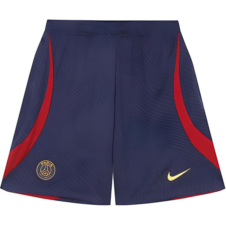 Nike Paris Saint-Germain Navy Logo Football Shorts with Elastic Waist. DX3193-498