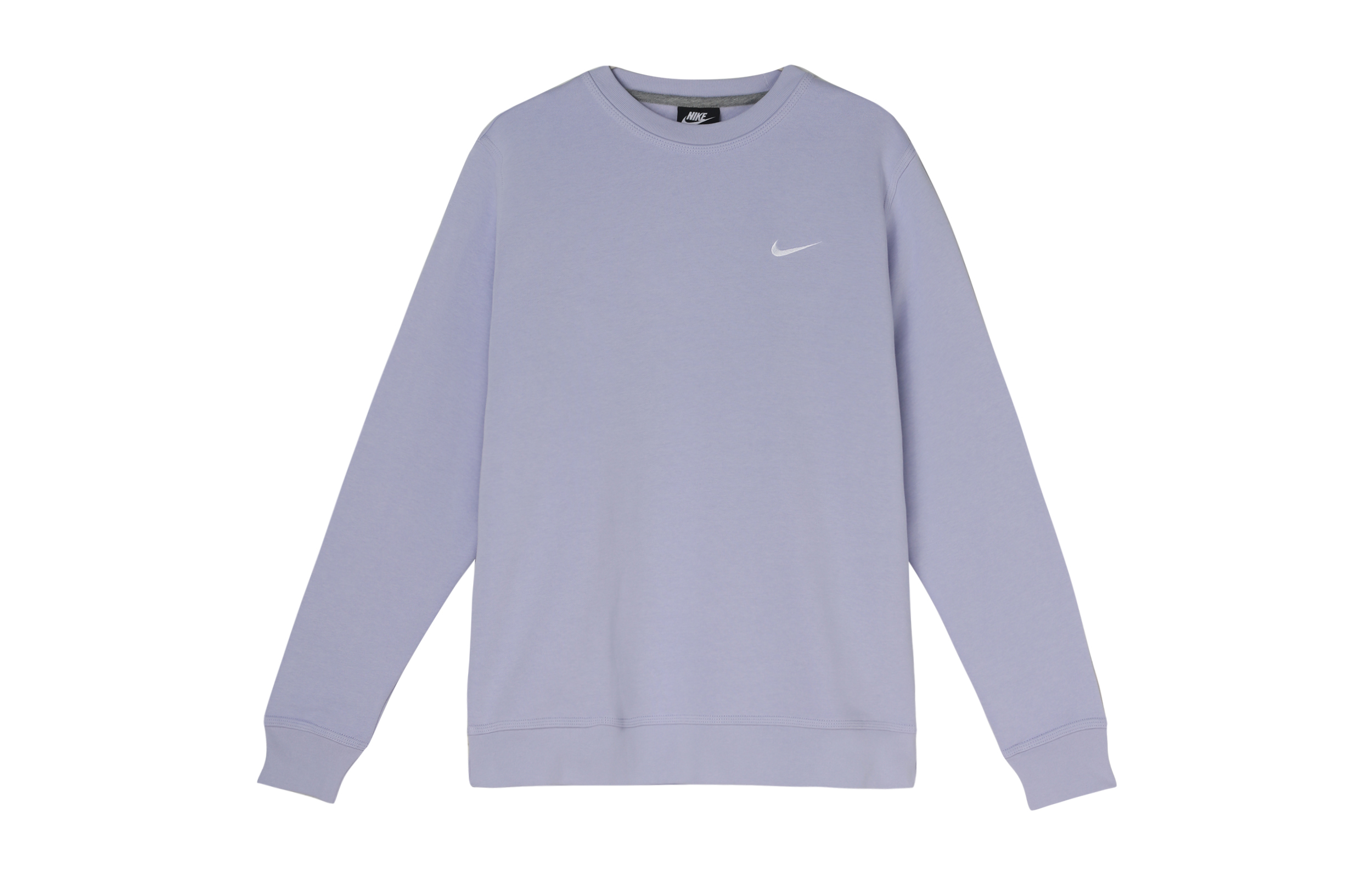 Nike Pastel Purple Logo Embroidered Crewneck Sweatshirt - Spring Edition 916609-539