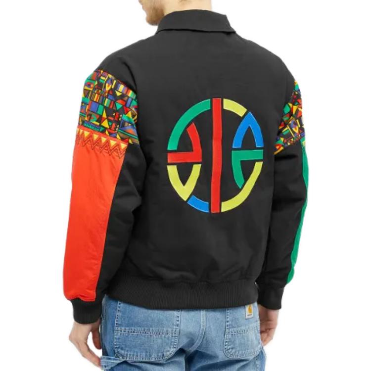 Shop ナイキ パターンジップアップジャケット ブラック CU4212-010