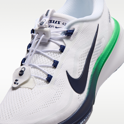 Sizing Nike Pegasus 42 Bianca/Verde Spark/Blu Navy Facile da Indossare IM4110-100