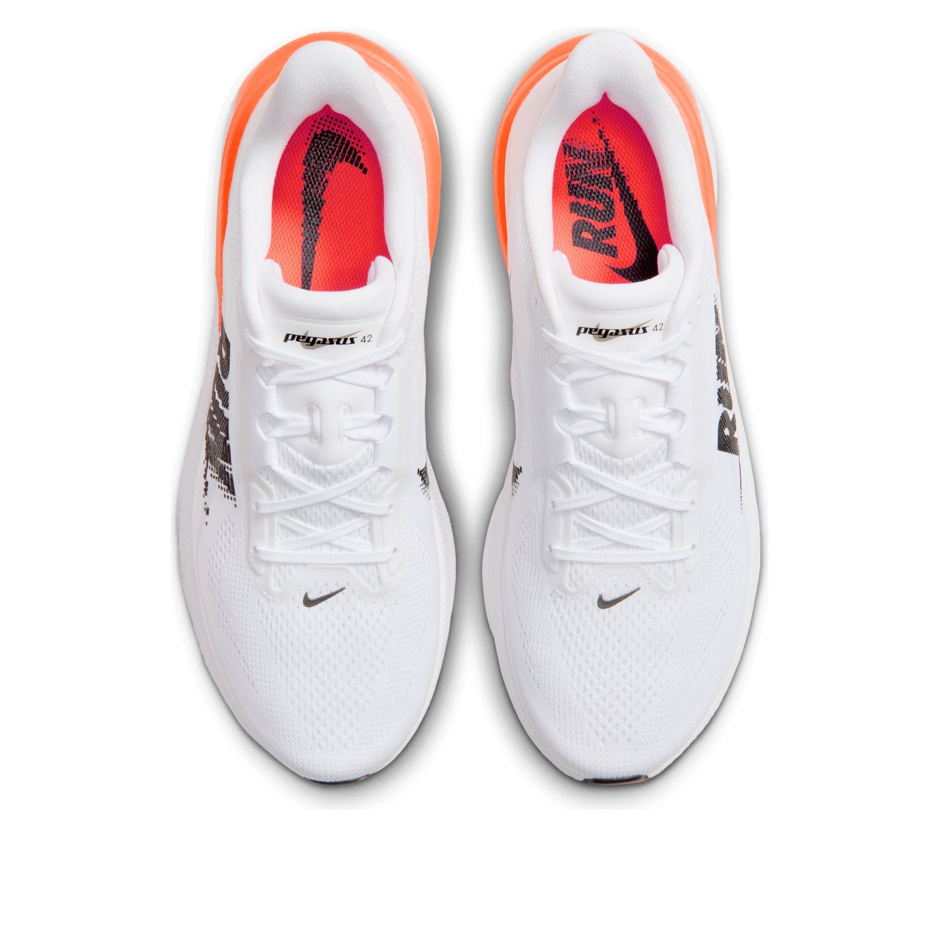 Lookbook Nike Pegasus 42 Road 'White White Total Orange Black' IZ6178-101