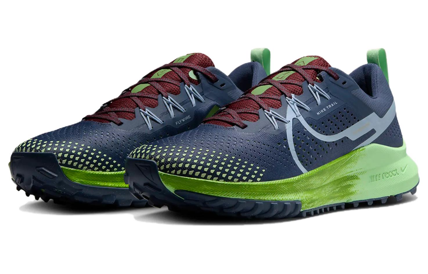 Lookbook Nike Pegasus Trail 4 'Thunder Blue Chlorophyll' DJ6158-403