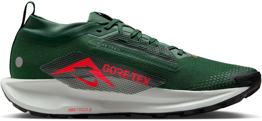 Nike React Pegasus Trail 5 Gore-Tex Verde Arcilla Ocre Desierto Carmesí Brillante FQ0908-301 Sizing Nike React Pegasus Trail 5 Gore-Tex Verde Arcilla Ocre Desierto Carmesí Brillante FQ0908-301