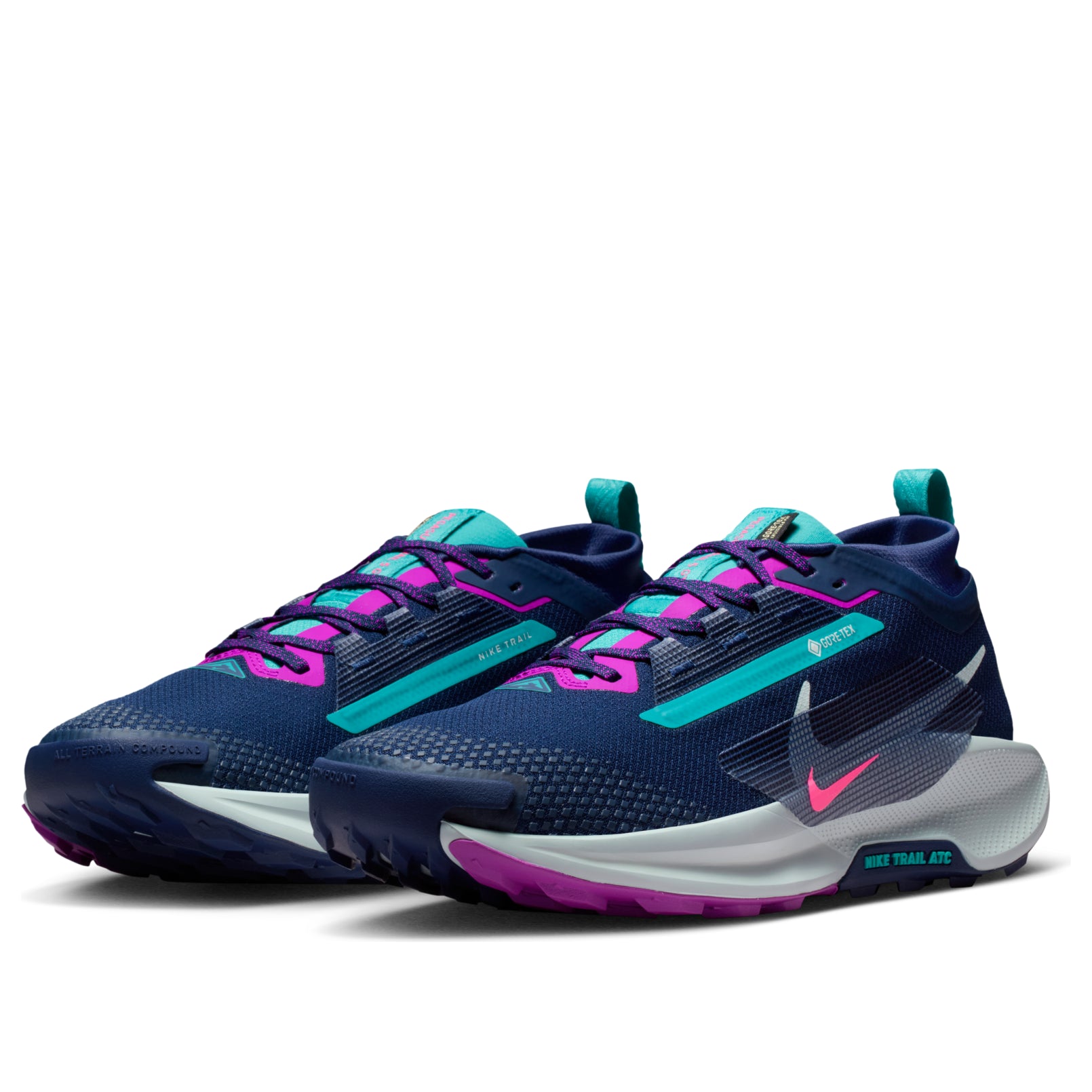 Shop Nike Pegasus Trail 5 Gore-Tex 'Midnight Navy Blacier Blue Hyper Pink' FQ0908-403