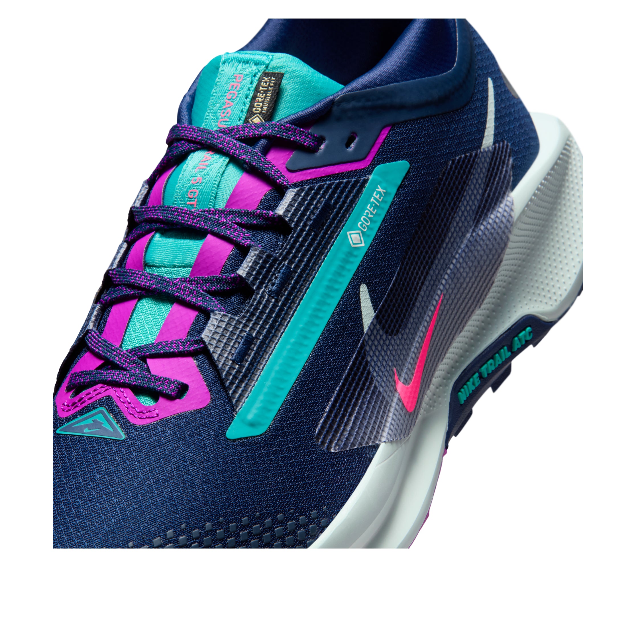 Purchase Nike Pegasus Trail 5 Gore-Tex 'Midnight Navy Blacier Blue Hyper Pink' FQ0908-403