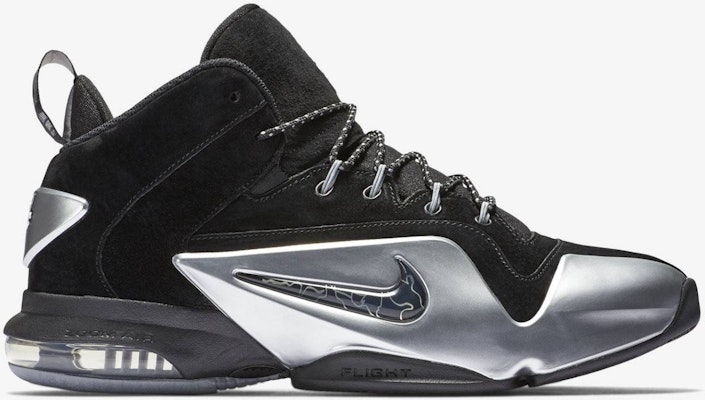 Nike Penny VI Hitam Perak Metalik 749629-002 Details for Nike Penny VI Hitam Perak Metalik 749629-002