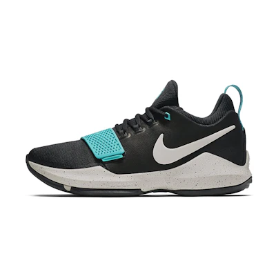 Nike PG 1 Black Aqua Splash Ink Green Version 'Black Light Bone Light Aqua'