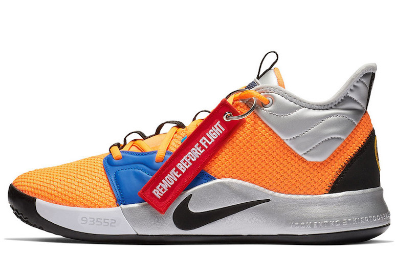Nike PG 3 Nasa 3 Orange Gray AO2607-800