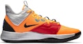 Order 나이키 PG 3 나사 오렌지 그레이 농구화 AO2607-800