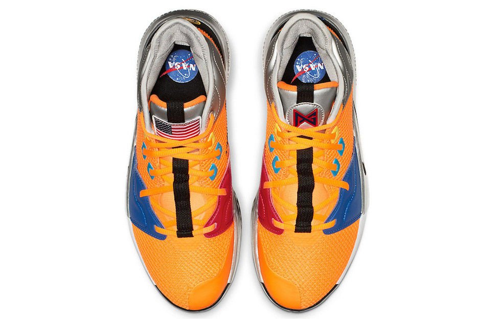 Shop 나이키 PG 3 나사 오렌지 그레이 농구화 AO2607-800
