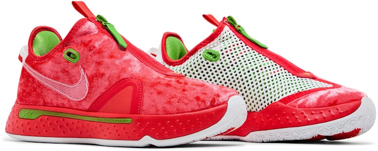 Nike PG 4 EP “聖誕節“ 泡椒4 耐磨防滑 低筒 實戰籃球鞋 男女同款 紅綠 台灣版 Cheap Nike PG 4 EP “聖誕節“ 泡椒4 耐磨防滑 低筒 實戰籃球鞋 男女同款 紅綠 台灣版