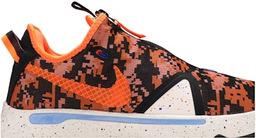 Nike PG 4 泡椒 保羅喬治4 拼色 低筒 實戰籃球鞋 男女同款 黑橙 國外版 Order Nike PG 4 泡椒 保羅喬治4 拼色 低筒 實戰籃球鞋 男女同款 黑橙 國外版