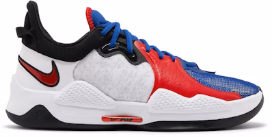 Nike PG 5 'White University Red' CW3143-101 Nike PG 5 'White University Red' CW3143-101