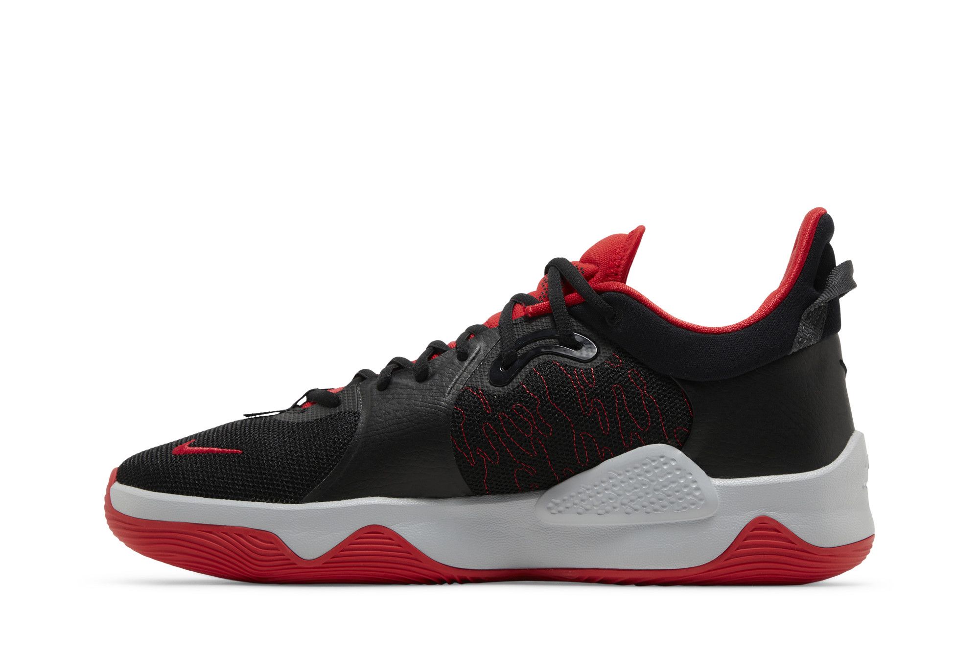 Shop Nike PG 5 EP “Bred“ 泡椒5 保羅喬治 低筒 實戰籃球鞋 男女款 黑紅 台灣版