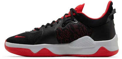 Nike PG 5 EP 'Bred' Sepatu Basket Hitam-Merah CW3146-002 Lookbook Nike PG 5 EP 'Bred' Sepatu Basket Hitam-Merah CW3146-002