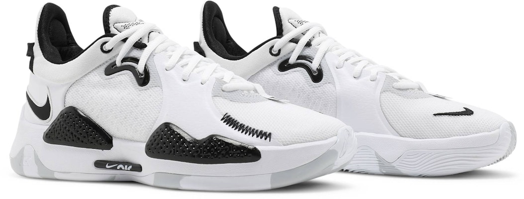 Nike PG 5 TB 'White Black' DA7758-100 Cheap Nike PG 5 TB 'White Black' DA7758-100