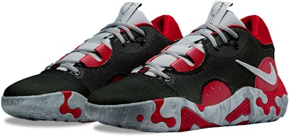 Nike PG 6 'Bred' Lelaki Hitam Merah DC1974-003 Lookbook Nike PG 6 'Bred' Lelaki Hitam Merah DC1974-003