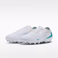 Shop Nike Phantom 6 Low Pro AG 足球鞋「白色/白色/灰仙人掌綠」 HQ2317-100