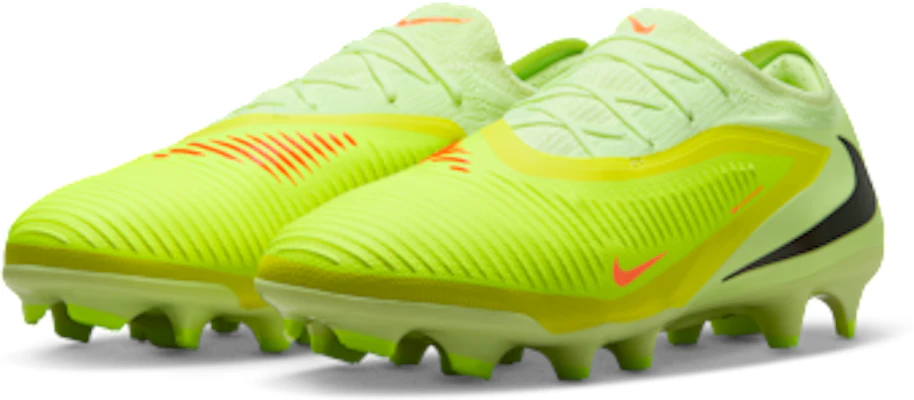 Nike Phantom 6 Low Pro Hyper Crimson/Limelight/Black HJ4122-800 Details for Nike Phantom 6 Low Pro Hyper Crimson/Limelight/Black HJ4122-800