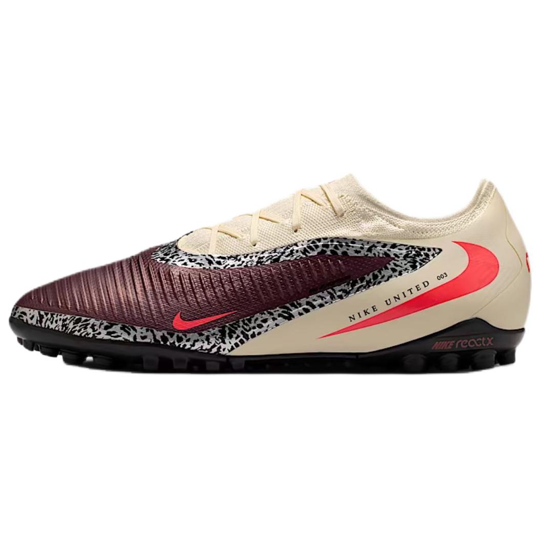 Nike Phantom 6 United Pro Artificial Turf Soccer Shoes Beige/Red IR2364-611