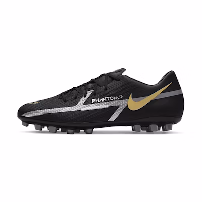 Nike Phantom GT2 Academy AG 'Black Dark Grey Metallic Gold'