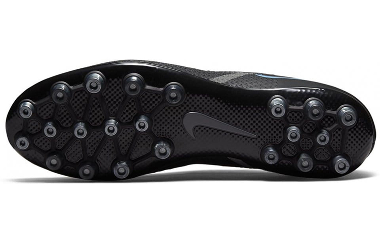 Shop 耐吉 Phantom GT2 Academy AG 人造草地足球鞋 男女同款 黑藍色