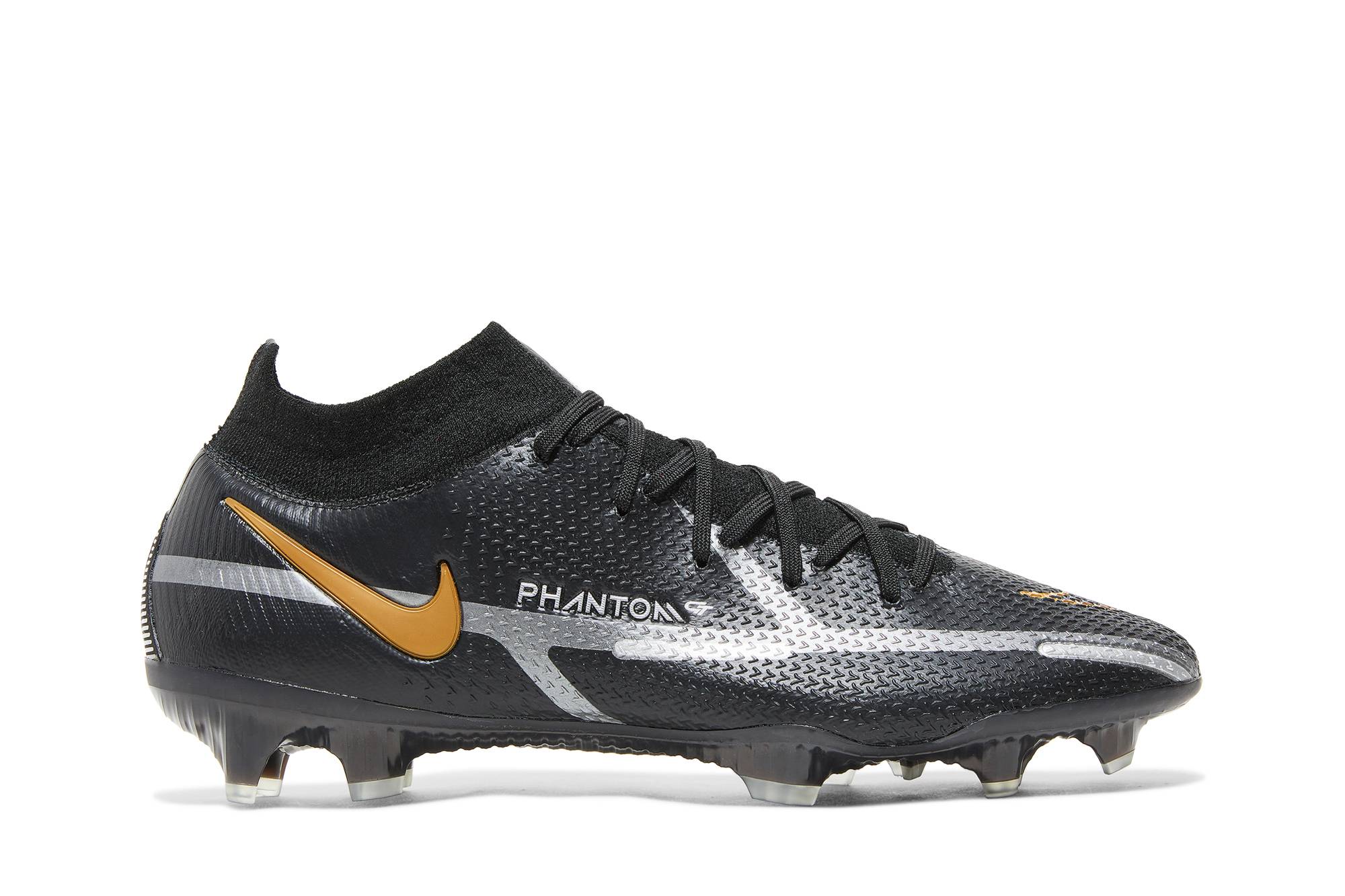 Nike Phantom GT2 DF Elite FG 'Black Metallic Gold' CZ9889-007