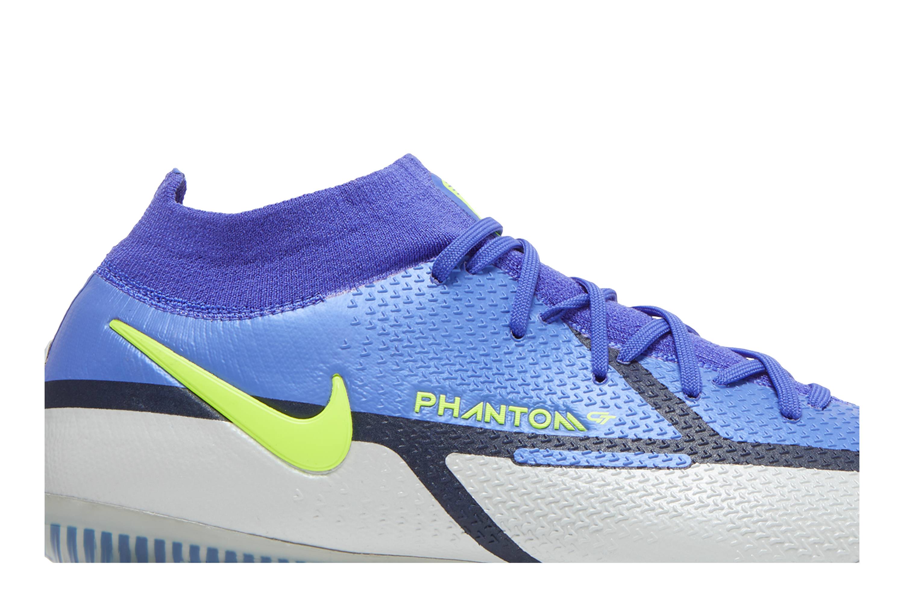 Order Nike Phantom GT2 高階 DF FG 硬質場地 低筒足球鞋 藍灰色