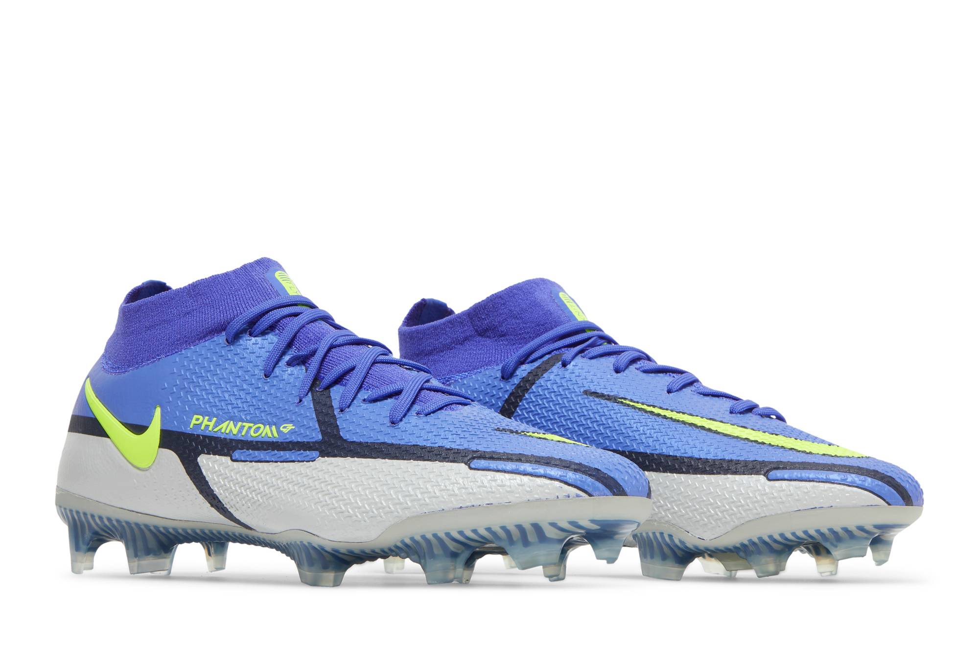 Cheap Nike Phantom GT2 高階 DF FG 硬質場地 低筒足球鞋 藍灰色