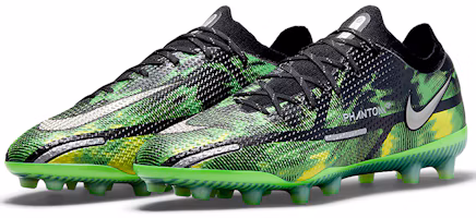 Lookbook Nike Phantom GT2 Elite SW AG-PRO 'Negro Verde Impacto Plateado Metálico Gris' DM0729-003