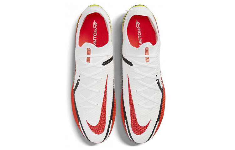 Shop Nike Phantom GT2 Elite SG-PRO AC 人造草地足球鞋 白紅色