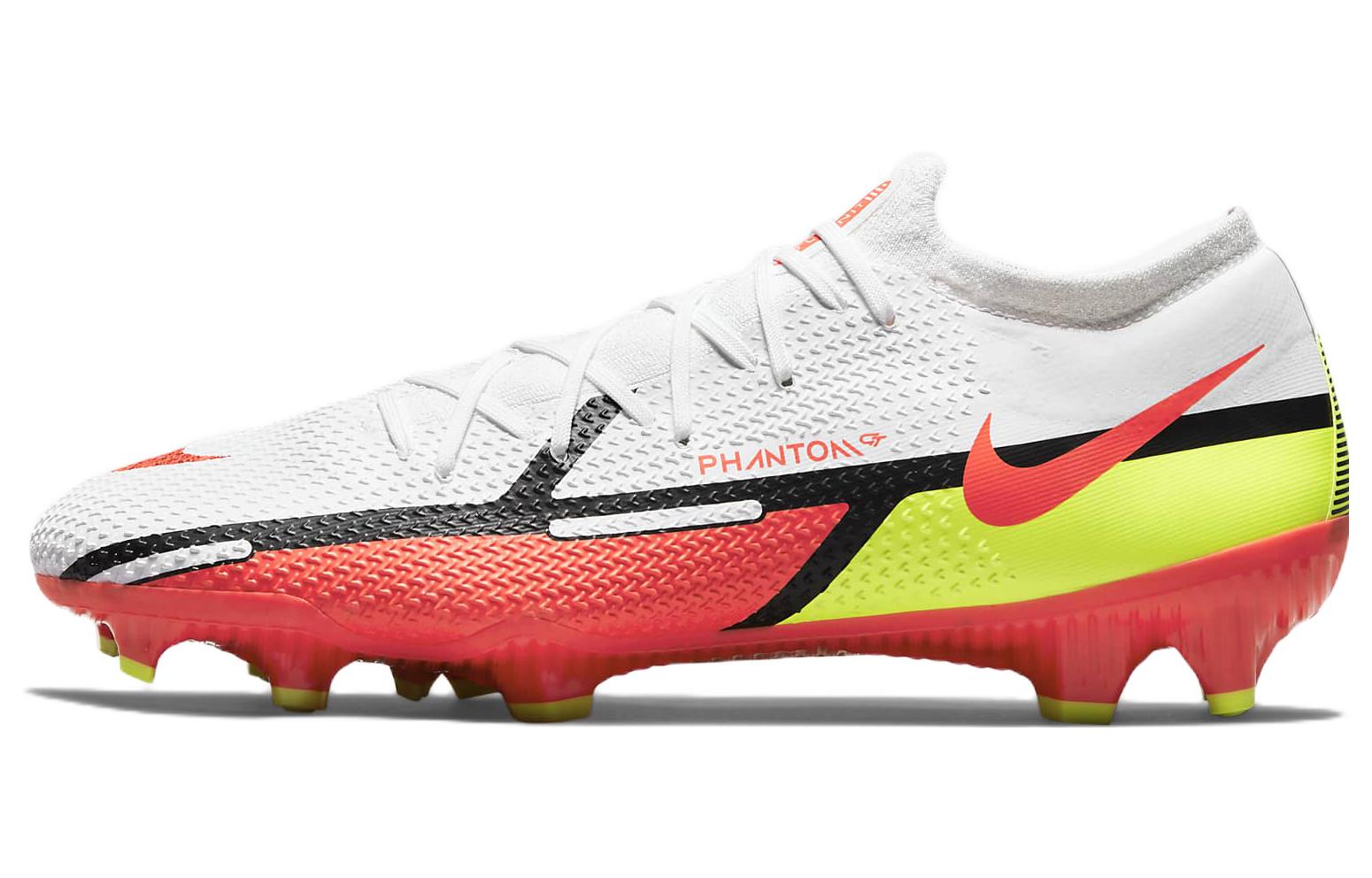 Nike Phantom GT2 Pro FG Soccer Shoes White/Orange DA4432-167