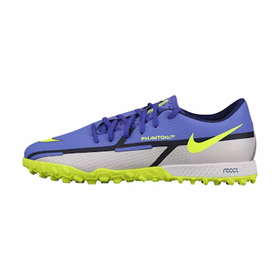 Nike Phantom GT2 Pro TF Turf Low-Top Soccer Shoes Blue