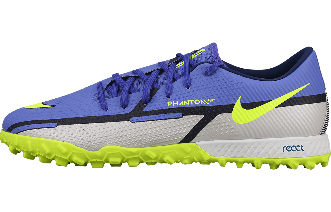 Nike Phantom GT2 Pro TF Turf Low-Top Soccer Shoes Blue DC0768-570