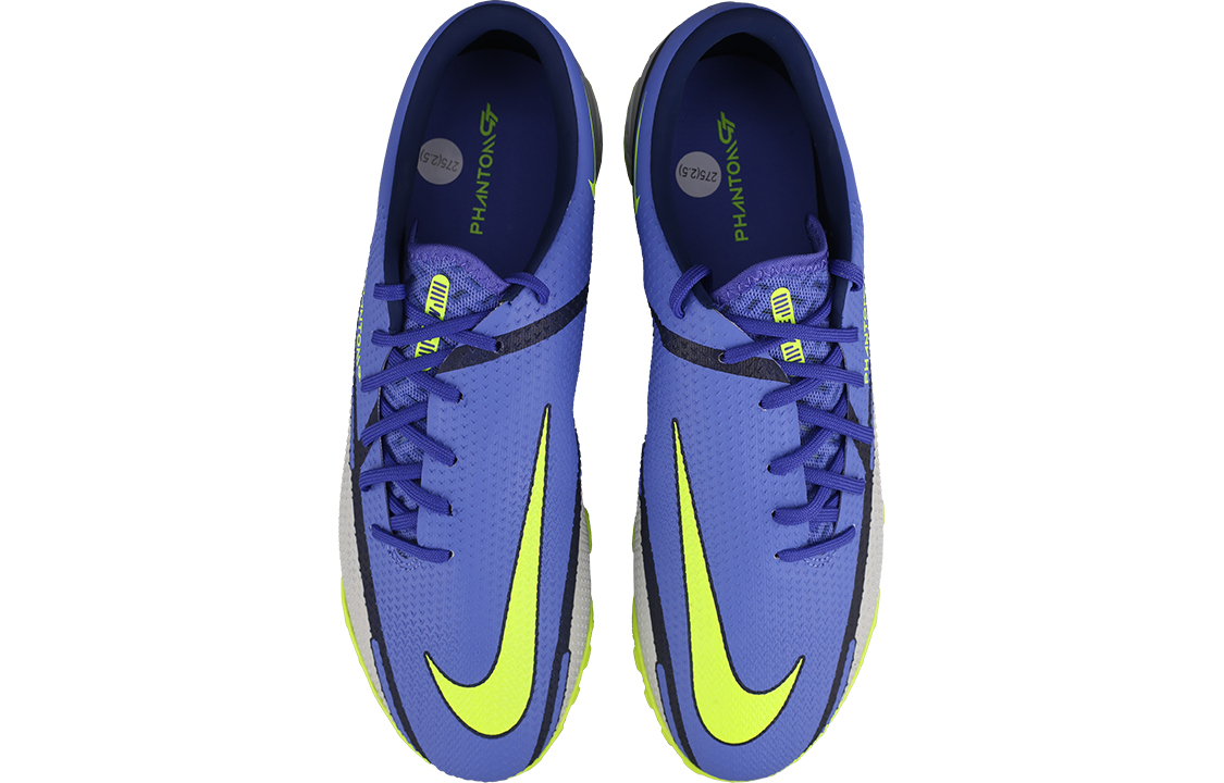 Shop Nike Phantom GT2 Pro TF Scarpe da Calcio Low-Top per Erba Sintetica Blu DC0768-570