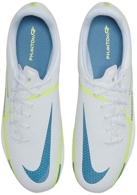 Nike Phantom GT 2 Academy HG 硬地防滑足球鞋 白藍綠 Shop Nike Phantom GT 2 Academy HG 硬地防滑足球鞋 白藍綠