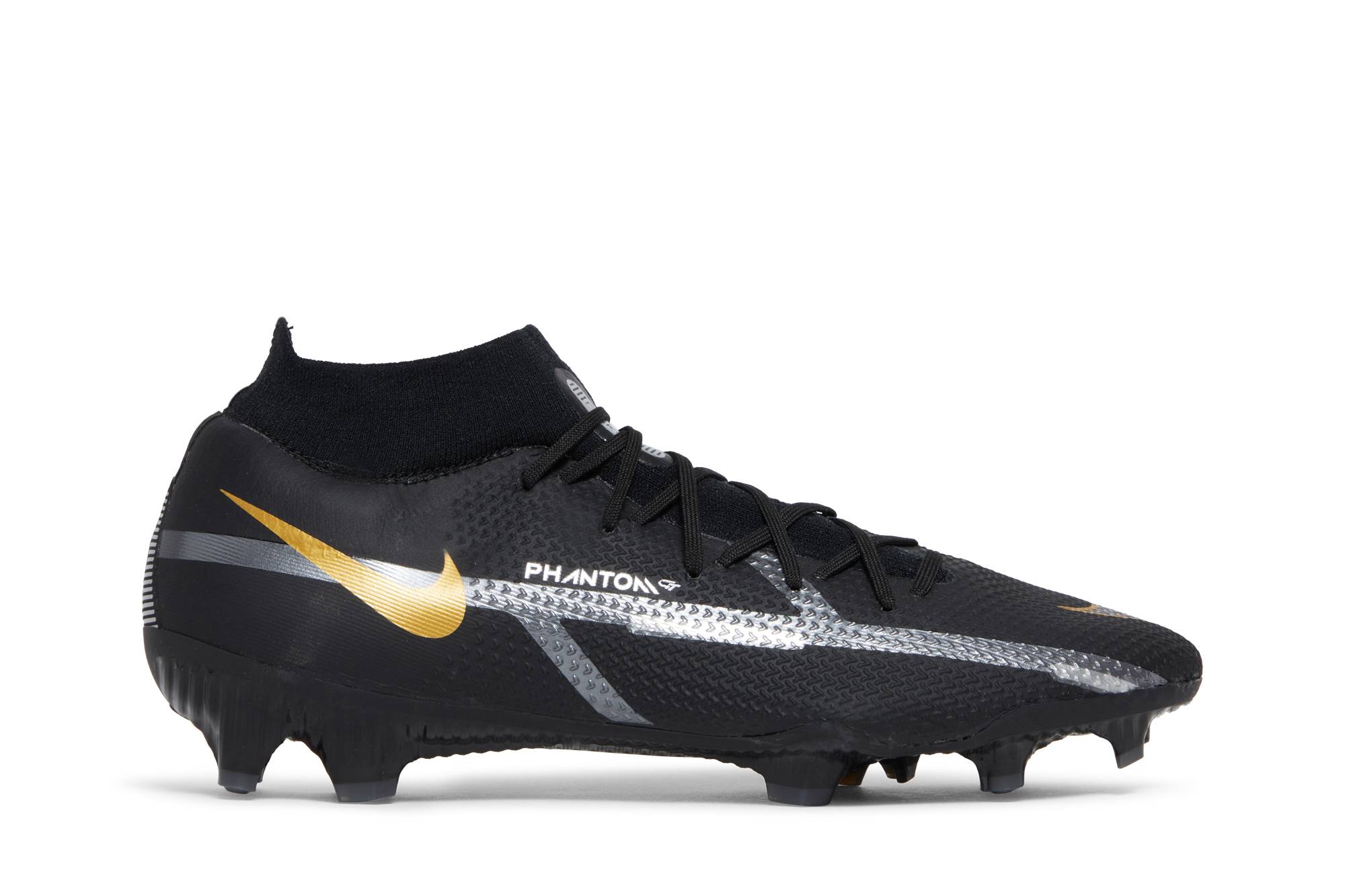 Nike Phantom GT 2 Pro DF FG 'Black Metallic Gold' DC0759-007