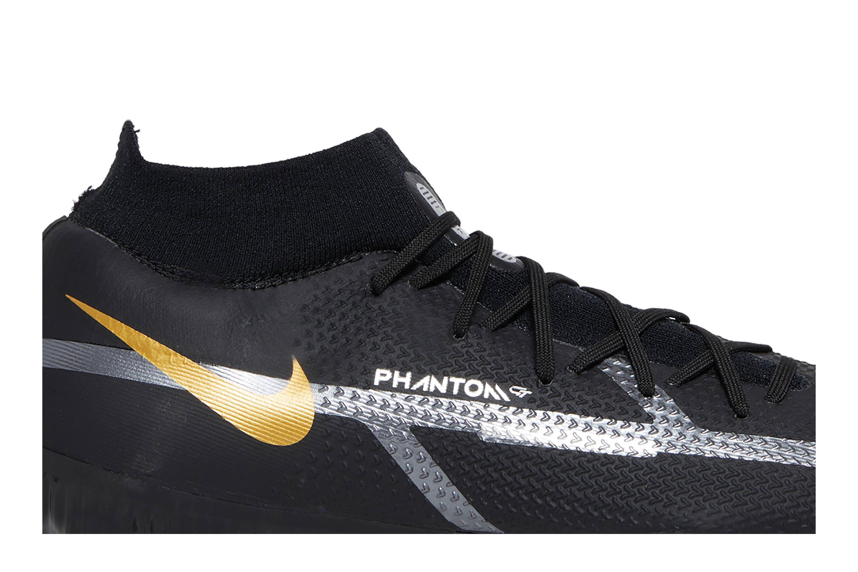 Order ナイキ ファントムGT2 プロ DF FG "ブラック/メタリックゴールド" DC0759-007