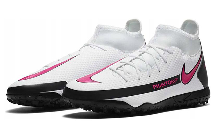 Lookbook 耐克 Phantom GT Club Dynamic Fit TF '白粉色' 足球鞋 CW6670-160