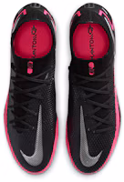 Shop Nike Phantom GT 精英動態適配 FG 黑銀粉