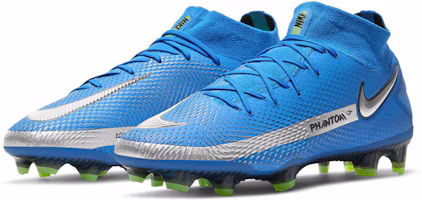 Lookbook Nike Phantom GT Elite DF FG 'Biru Metalik Perak' CW6589-400