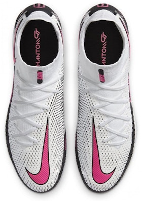 Nike Phantom GT Elite Dynamic Fit AG PRO 人工草地足球鞋 男女款 白黑粉 Shop Nike Phantom GT Elite Dynamic Fit AG PRO 人工草地足球鞋 男女款 白黑粉