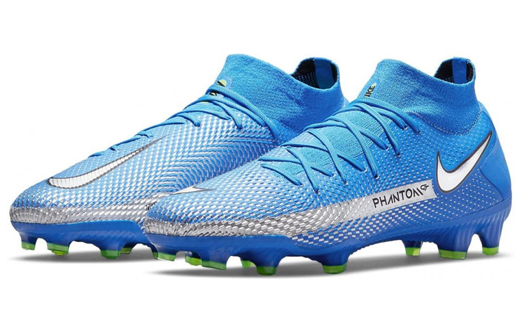Lookbook 耐克Phantom GT Pro DF FG '照男蓝金属银' CW6600-400